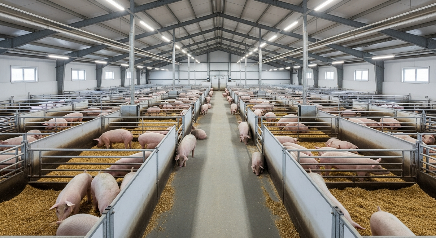 Granja porcina moderna